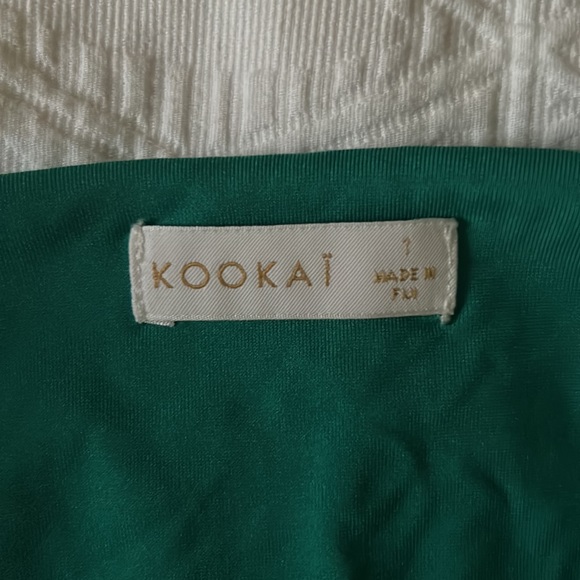 Kookai green body suit size 1 perfect condition - Picture 3 of 3